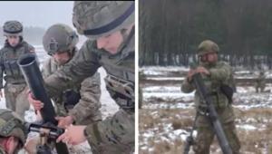 Türk Silahlı Kuvvetleri ile İspanya Silahlı Kuvvetlerinden havan atışı