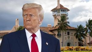 Trumpın mülküne girmeye çalışan şahıs vuruldu Pompalı tüfek ve yakıt bidonu taşıyordu