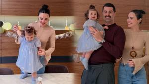 Volkan Demirel ve Zeynep Sever’in minik mutluluğu: Yasmin 1 yaşında