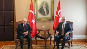 Mecliste görüşme trafiği TBMM Başkanı Kurtulmuş, MHP, CHP ve DEM Partinin Meclisteki gruplarını ziyaret etti