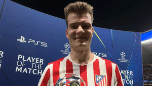 Atletico Madrid 4 golle tur atladı, Sörloth tarihe geçti