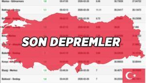 SON DEPREMLER BİLDİRİMİ || En son nerede, kaç büyüklüğünde deprem oldu 26 Şubat 2026 Son dakika deprem haberleri