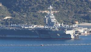 Doğu Akdenizde dikkat çeken hareketlilik ABD’nin dev uçak gemisi USS Gerald R. Ford Girit’ten ayrıldı