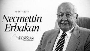 Cumhurbaşkanı Erdoğan, Necmettin Erbakanı vefatının 15. yılında andı