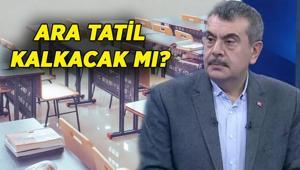 YENİ DÖNEMCE ARA TATİL KALKACAK MI Ara tatil ne zaman Bakan Tekinden son dakika ara tatil açıklaması