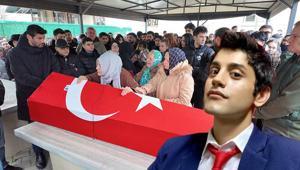 Genç oyuncu İbrahim Yıldız son yolculuğuna uğurlandı Gözyaşları sel oldu