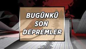 AZ ÖNCE DEPREM Mİ OLDU Kayseride deprem mi oldu, kaç şiddetinde Kandilli Rasathanesi/AFAD 2 Mart bugünkü son depremler listesi...