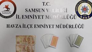 Samsun’da kıraathaneye kumar baskını 7 kişi suçüstü yakalandı
