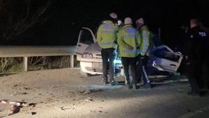 Arnavutköy’de otomobil ile kamyonet çarpıştı: 1 ölü, 2 yaralı