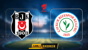 Türkiye Kupasında Beşiktaşın rakibi Rizespor