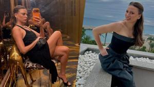 Pariste Serenay Sarıkaya rüzgarı Kırmızı halıda esti geçti