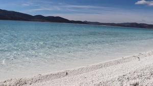 Türkiyenin Maldivleri olarak tanımlanıyor İşte Salda Gölünde son durum