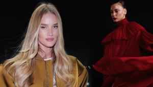 Paris Moda Haftasında stil çakışması Serenay Sarıkaya ile Rosie Huntington-Whiteley pişti oldu