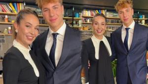 Ünlü çiftin oğlu artık 17 yaşında Annesinin boyunu geçti