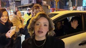 Yer: Kadıköy Polisler şaştı kaldı: Alkollü kadın çakar iddiasıyla aracın önüne atladı