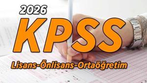 2026 KPSS SINAV TAKVİMİ | KPSS Lisans-Önlisans-Ortaöğretim sınav başvuru tarihleri...