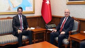 Bakan Güler, Katar Büyükelçisi Faisal ile bir araya geldi