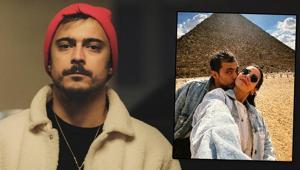 Mısır piramitleri önünde romantik teklif: Doğaç Yıldız evlilik yolunda ilk adımı attı