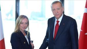 Cumhurbaşkanı Erdoğan, İtalya Başbakanı Meloni ile görüştü