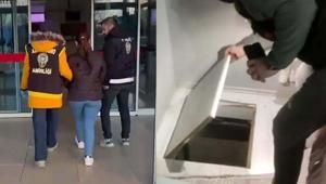 34 yıl 11 ay hapis cezasıyla aranıyordu Yatak altındaki gizli bölmede yakalandı