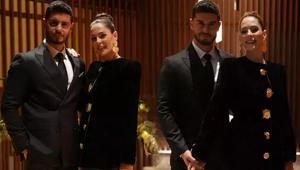 Kalp emojisi ile paylaştı Berk Oktay ve Yıldız Çağrı Atiksoy çiftinden mutlu aile pozu