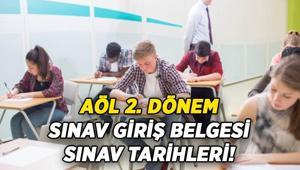 MEBden Tarih Bilgisi ❗ AÖL Yazılı sınav giriş belgesi açıklandı mı, ne zaman açıklanacak Açık Öğretim Lisesi 2. Dönem yazılı sınav tarihleri ne zaman, kaç gün kaldı