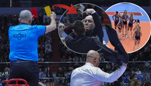 Fenerbahçe maçında Ataman Güneyligil ihraç edildi Çılgına döndü, ceketini fırlattı