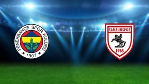 MAÇ SONUCU: Fenerbahçe-Samsunspor maçı kaç kaç bitti