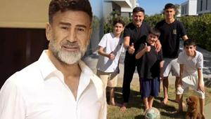 İzzet Yıldızhandan aile keyfi: Oğullarıyla kıran kırana maç, sosyal medyayı salladı