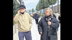 Hem yürüyüş hem görüşme