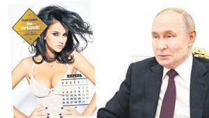 ‘Putin’in sarayında bir takvim güzeli’