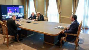 Cumhurbaşkanı Yardımcısı Yılmaz, İrandaki gelişmelerin ele alındığı çevrim içi liderler toplantısına katıldı