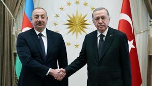 Cumhurbaşkanı Erdoğan, Azerbaycan Cumhurbaşkanı İlham Aliyev ile görüştü