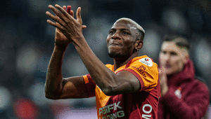 Galatasaray taraftarından Osimhen için özel koreografi