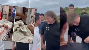 Milletvekiline şok saldırı Kafa darbesiyle burnu kırıldı: İşte o görüntüler...