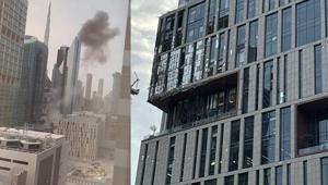 Dünya devlerine ev sahipliği yapıyordu: Dubai Finans Merkezi vuruldu Bölgeden dumanlar yükseliyor