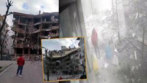 Avcılar’da 5 katlı bina yıkım sırasında çöktü Korku dolu anlar kamerada