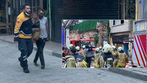 Fatihte 3 katlı binada yangın çıktı: 1 ölü