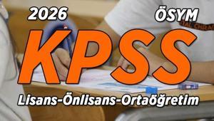 KPSS SINAV TARİHLERİ 2026 | KPSS Lisans-Önlisans-Ortaöğretim KPSS başvuruları ne zaman alınacak KPSS 2026 sınav uygulama takvimi...