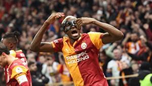 Osimhenden Galatasaray formasıyla bir rekor daha Yıldız golcü sezona damga vuruyor