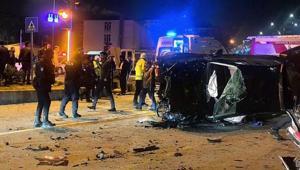 Erzurumda korkunç kaza Kavşak savaş alanına döndü