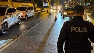 İstanbulda polis ekipleri kent genelinde uygulama yaptı