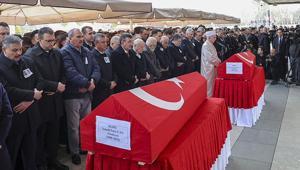 Katarda şehit olan ASELSAN teknisyenleri Ankarada son yolculuğuna uğurlandı