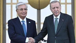 Cumhurbaşkanı Erdoğan, Kasım Cömert Tokayev ile görüştü