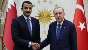 Cumhurbaşkanı Erdoğan, Katar Emiri Al Sani ile görüştü