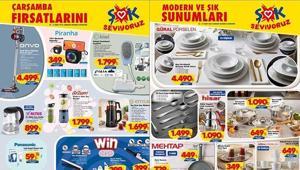 ŞOK aktüel kataloğu satışa çıktı 25-31 Mart ŞOK aktüel kataloğunda bu hafta hangi ürünler satışa sunuldu 48 Parça Yemek Takımı, 24 Parça Çatal Kaşık Takımı, Çelik Çaydanlık Seti...