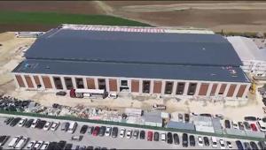 Silivride yapımı süren yeni duruşma salonu görüntülendi