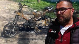 Gelen cezayı görünce bunalıma girdi Motorunu ateşe verdi: Sıfırı zaten 50 bin TL