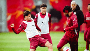 Galatasarayda Trabzonspor derbisi hazırlıkları devam etti