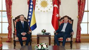 Cumhurbaşkanı Erdoğan, Becirovici resmi törenle karşıladı